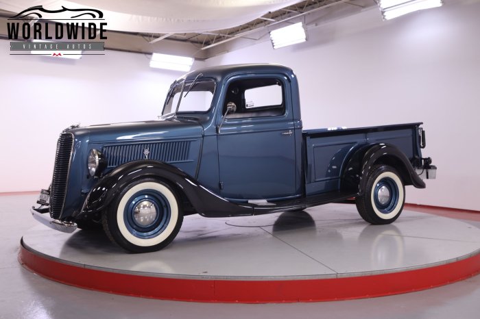 Ford 1937 pickup ton sale laguna truck vehicles restoration runs drives perfectly specifications factory beautiful year cars back