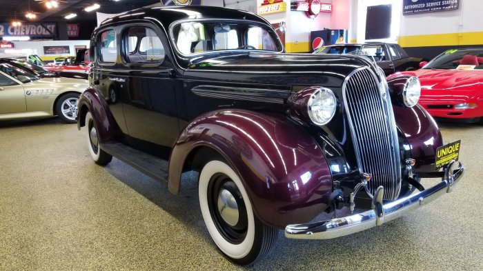 Sedan plymouth 1937 door sale deluxe p4 car vehicles