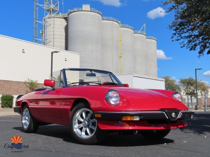 1987 Alfa Romeo 2000 Spider Veloce: Italian Elegance and Performance