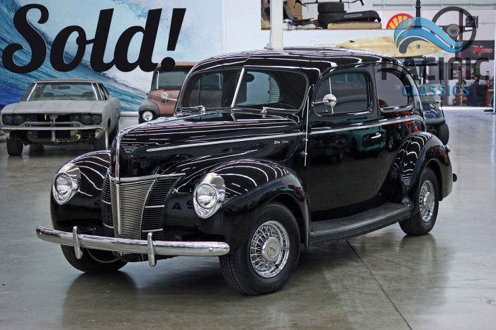 Ford 1940 door sedan pacificclassics