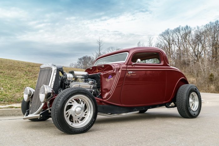 Window 1933 ford coupe cars restored beautifully miles less 2000 than classic back