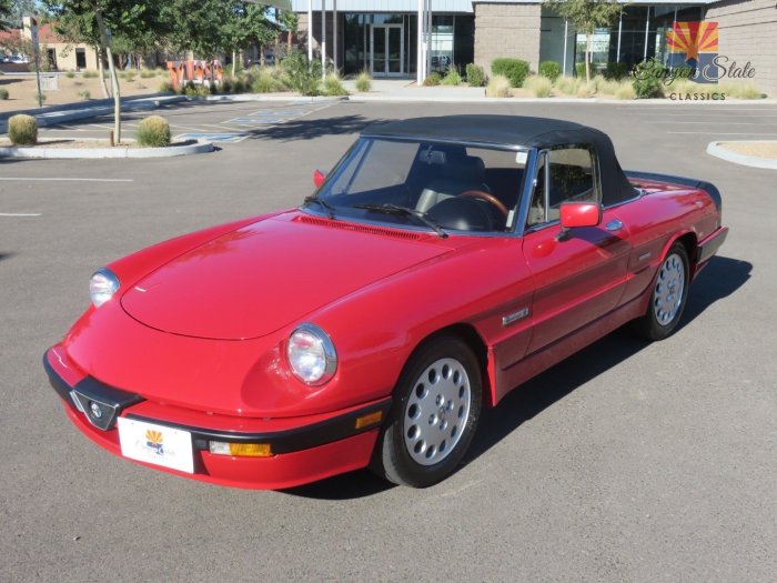 1989 Alfa Romeo Spider: A Timeless Italian Icon