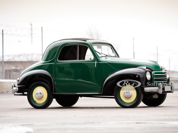 1952 Fiat Topolino: A Post-War Italian Icon