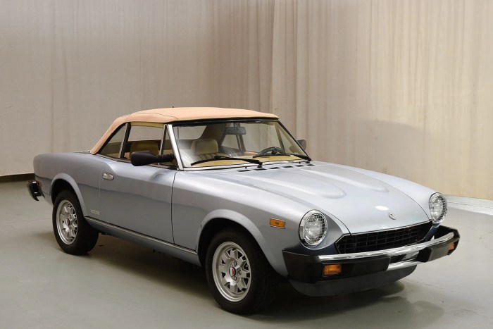 1983 Fiat Pininfarina Spider 2000