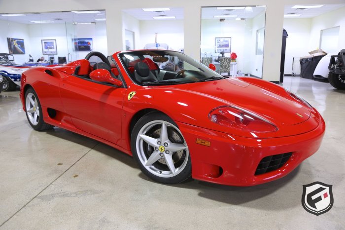 Modena 360 ferrari spider 2003 f1 only 6k miles sale