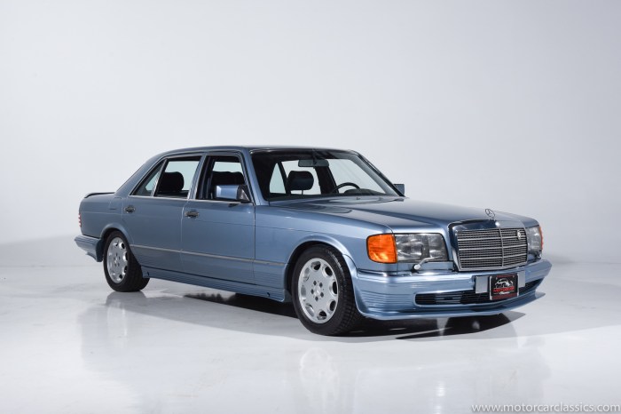 1985 Mercedes-Benz 500SEL: A Timeless Classic