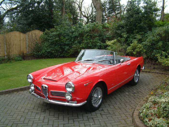 Alfa romeo spider 2600 touring 1964 veterán