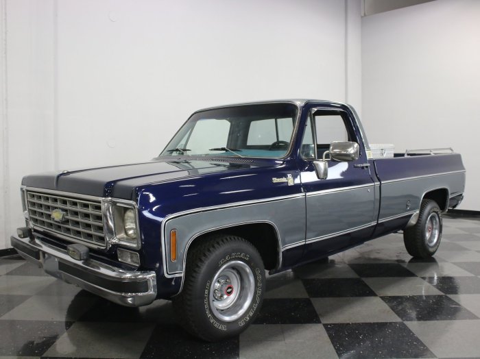 1976 chevy c10 pickup bed long lwb v8 reserve survivor miles low chevrolet sale