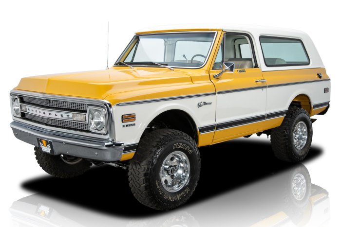 Blazer 1970 chevrolet sale 4x4 seats classic 3l vortec restored v8 bucket automatic body off sold