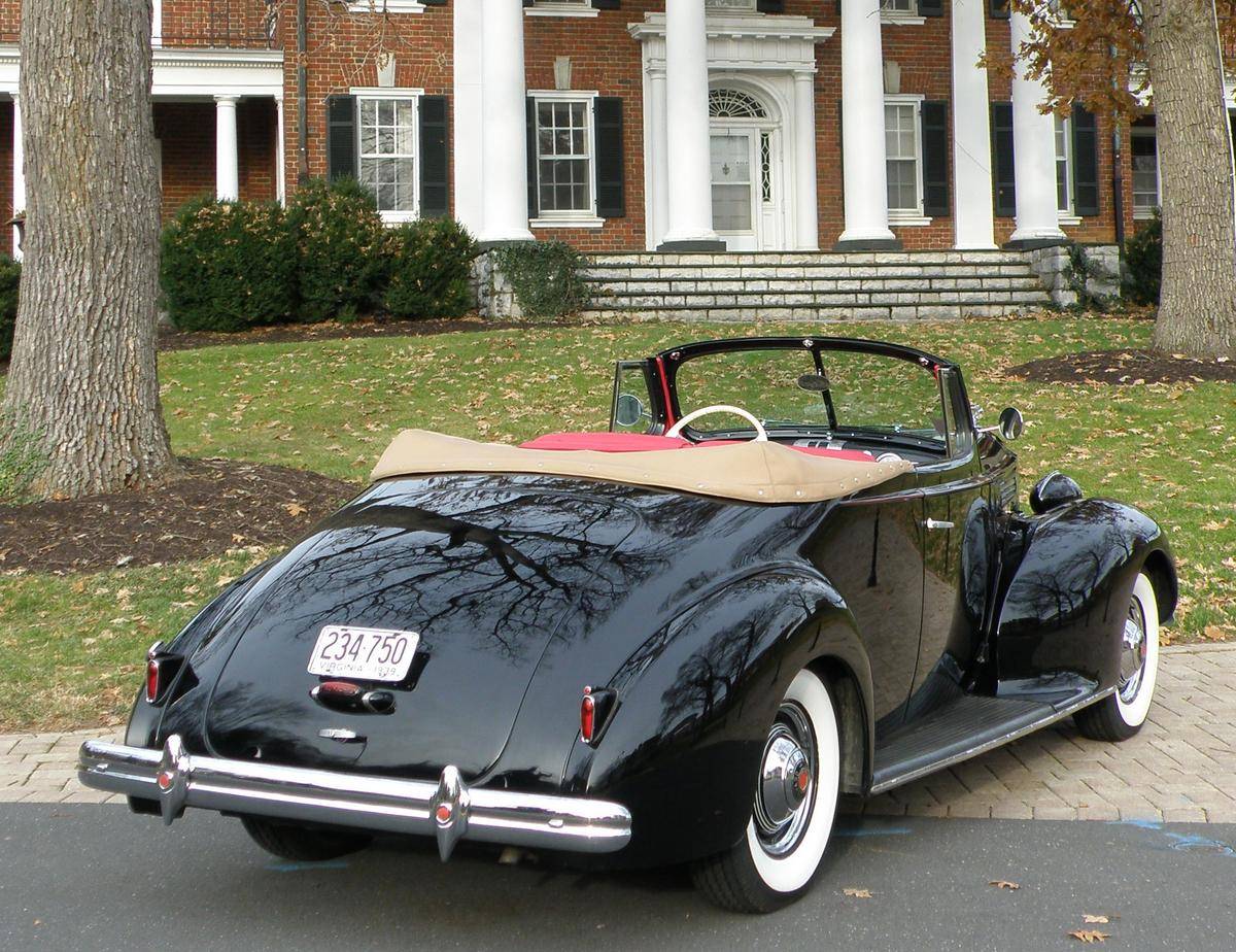 Packard 1938 convertible victoria car classic america club model size full