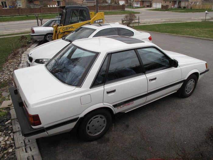 Subaru 1986 turbo rx leone sti