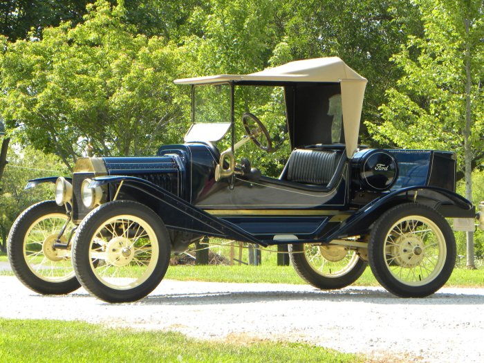 Ford 1915 model stock car editorial antique