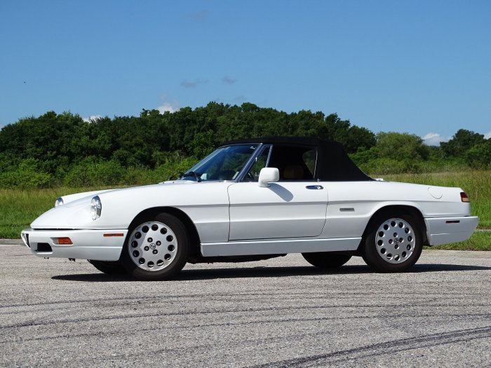 Alfa romeo spider veloce 1991 listing search back