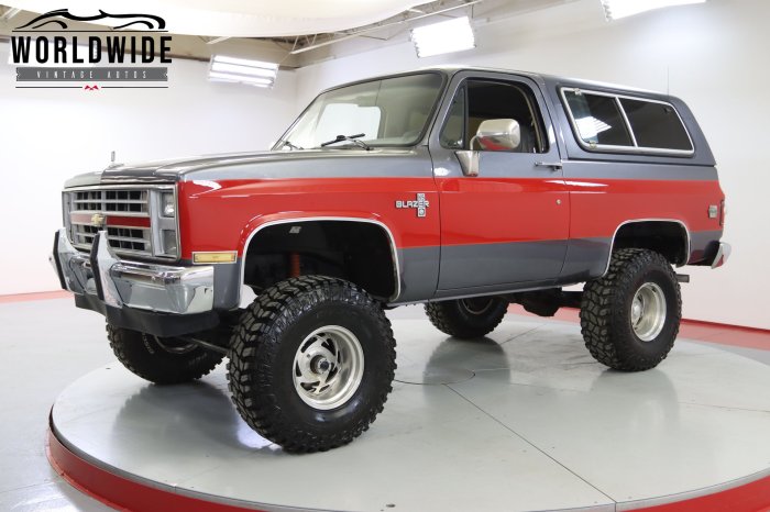 1987 Chevrolet Blazer: A Classic SUVs Legacy