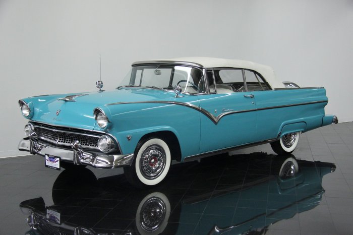 Ford 1955 sunliner convertible car fairlane cars wheels visit