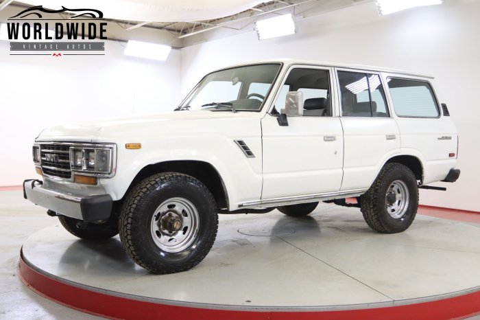 1989 Toyota Land Cruiser FJ: A Timeless Off-Road Icon