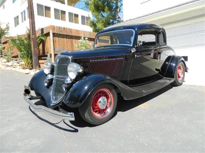 Ford 1933 coupe window palatnik dan digital garage janelas