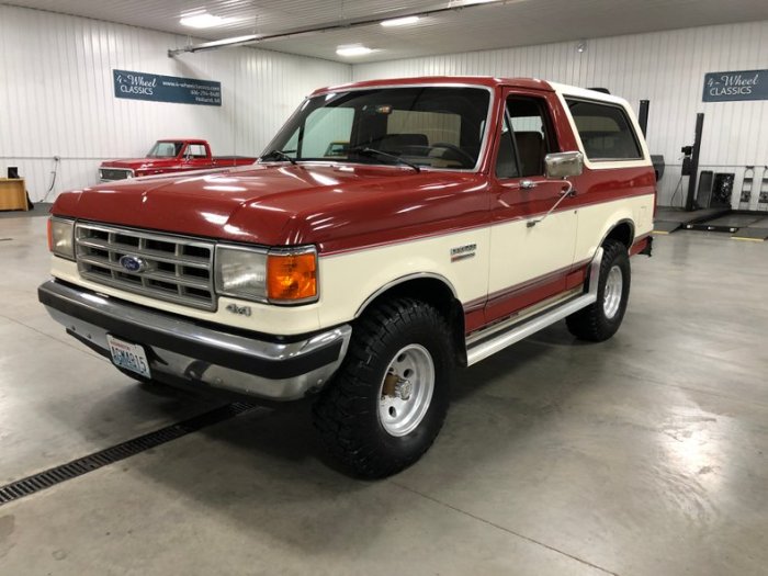 Bronco 1987 ford truck sale