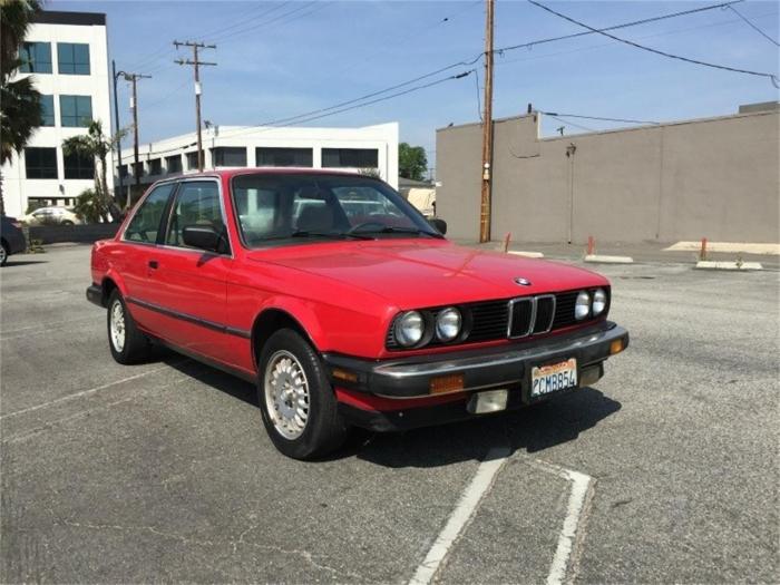 Bmw 1986 4cyl miles automatic red series 5l sale