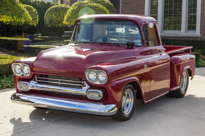 Apache 1959 chevrolet truck pickup 3100 red v8 sale roman manual speed pickups other