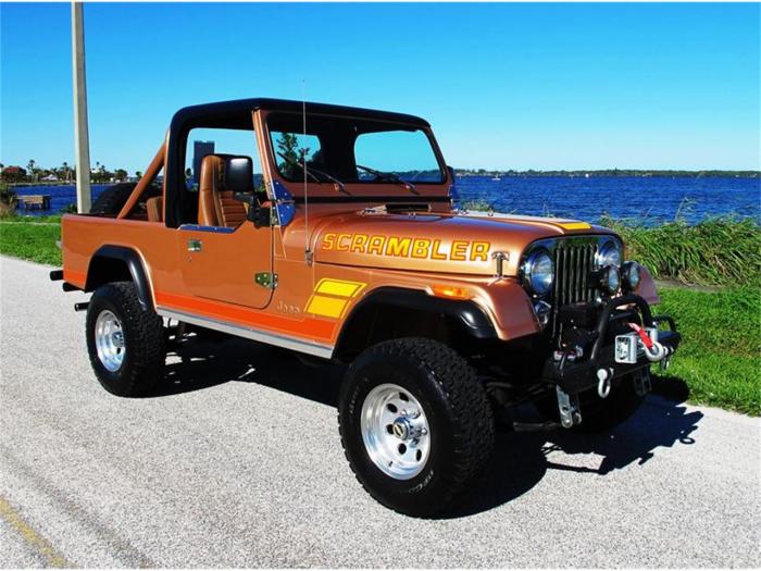 Jeep scrambler cj8 1984 sale classiccars lakeland florida cc classic car financing inspection insurance transport