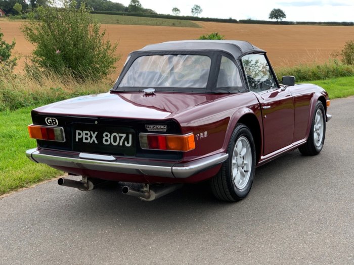 Tr6 triumph 1971 restored documentation early group