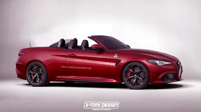 Romeo giulia cabriolet rendering clubalfa si madness gtspirit spyder wallpaperaccess autoblog bacheca