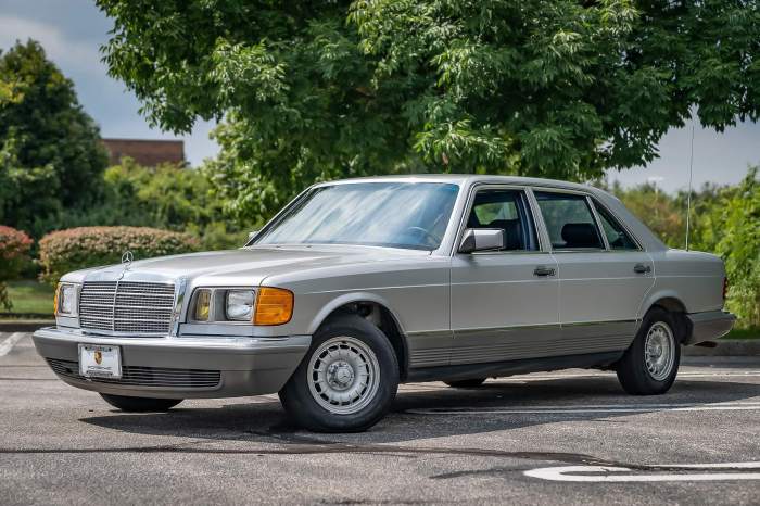 Mercedes 1985 benz sel class motorcar classics