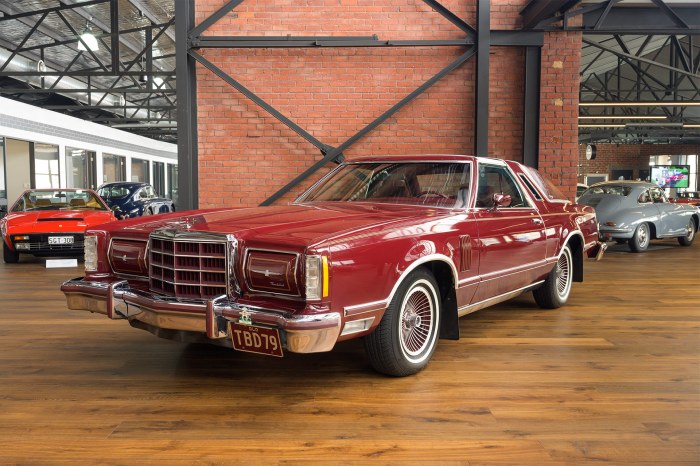 Thunderbird ford 1979 heritage coupe cars richmonds red sales