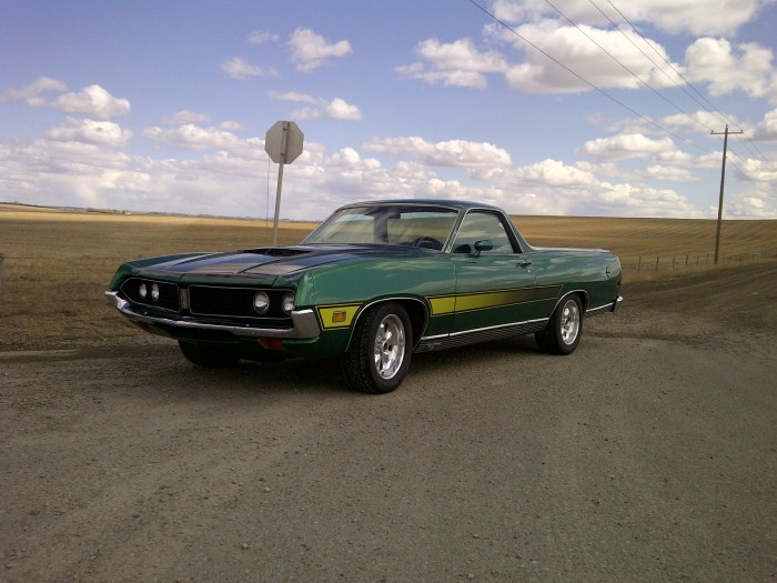 Ranchero 1971 ford gt front car reserve