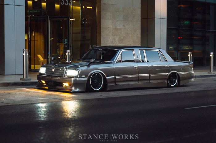 Toyota century limo 1990 stanceworks back cesar diamond