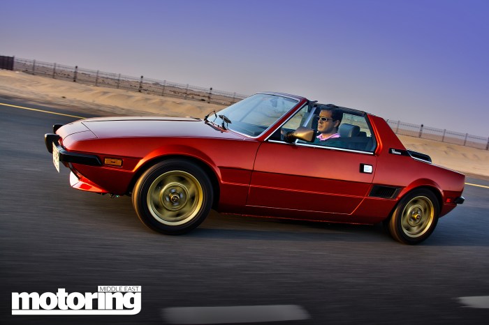 1980 Fiat X1/9: A Retro Sports Car Icon