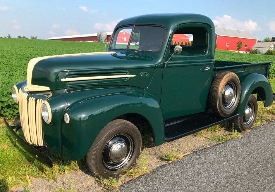 1947 ford pickup ton studebaker trucks sale stored dry beauty classiccars vintage barnfinds saved 23pm dec