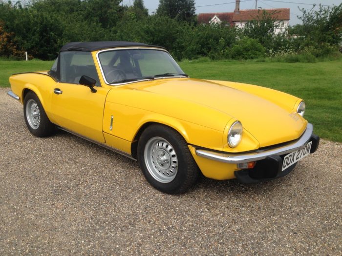 Triumph spitfire offered