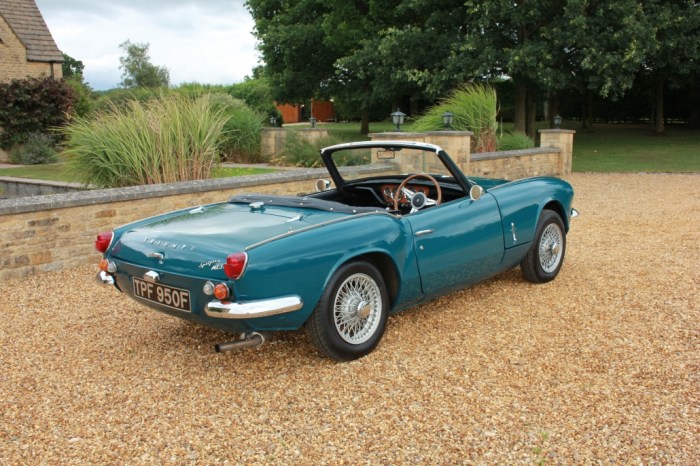 Triumph spitfire registry mkiii passenger