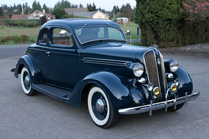 Plymouth coupe 1937 car classic restoration