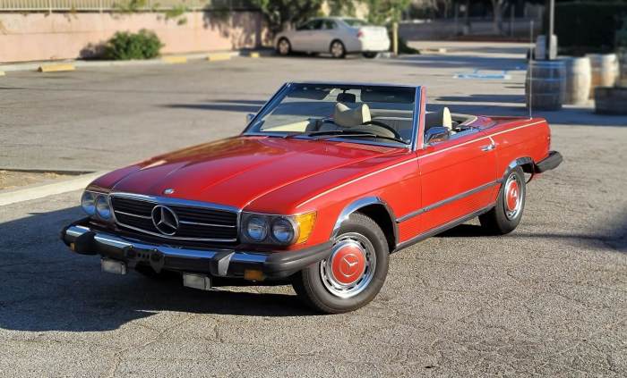 1975 mercedes sl benz 450sl sale convertible cc car classicdigest w107