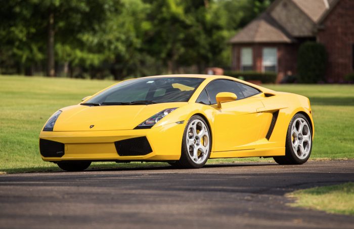 Gallardo lamborghini 2004 1999 sale speed bat bringatrailer affect huracan production much does price auction bring trailer results model