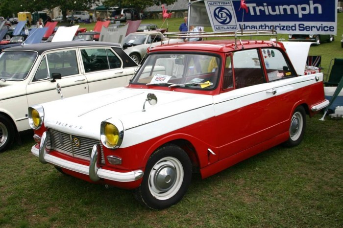 Triumph herald 1200 lot