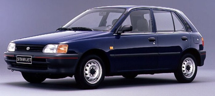 Starlet toyota 1990 gt turbo ep82 vin