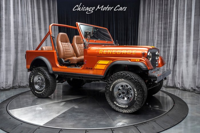 Jeep renegade cj 1983 gorgeous calculate