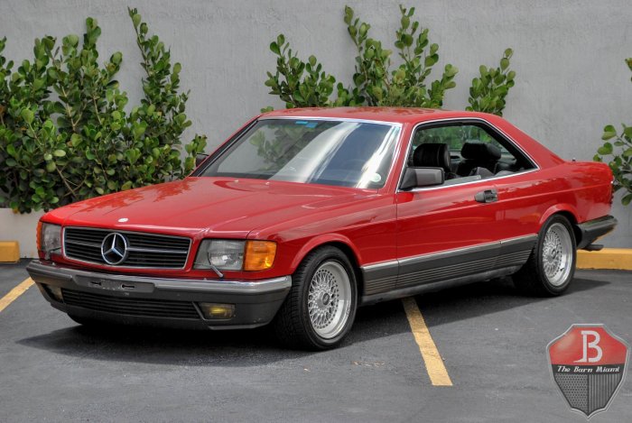 500sec 1984 mercedes benz bat