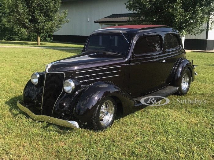 1936 ford sedan door custom two auctions rm