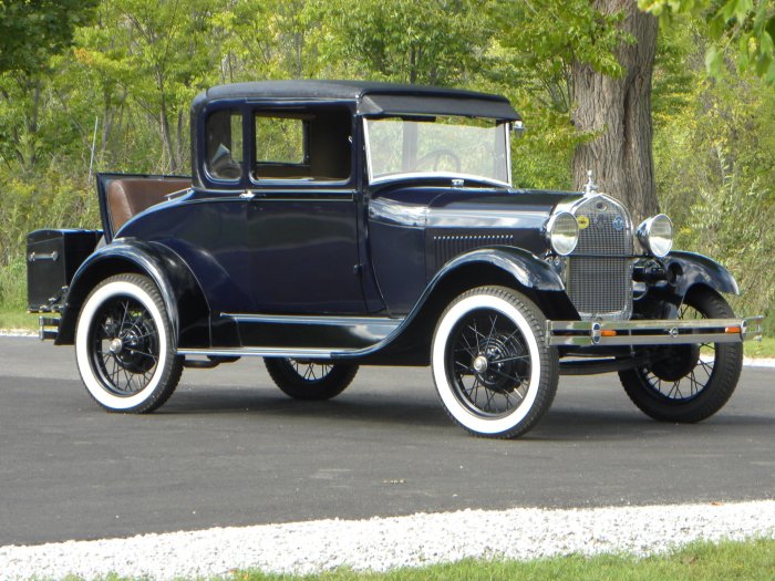 Model coupe 1929 ford special sale lots options accessories volo