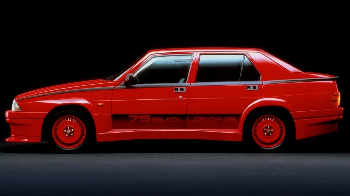 Alfa 75 romeo evoluzione turbo 1987 1985 1992 hd wallpapers autoevolution wallpaper 1986 1991