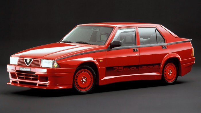 1987 Alfa Romeo 75 Turbo Evoluzione: A Racing Legend Reborn