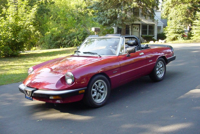 Romeo alfa spider 1979 screen full ch1014