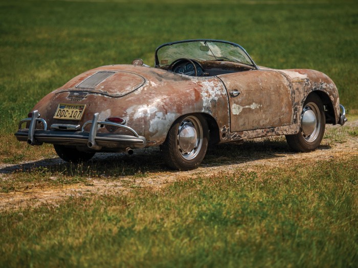 Porsche 1958 speedster super 1600 reutter rm rmsothebys sotheby 356a 70th anniversary auctions article