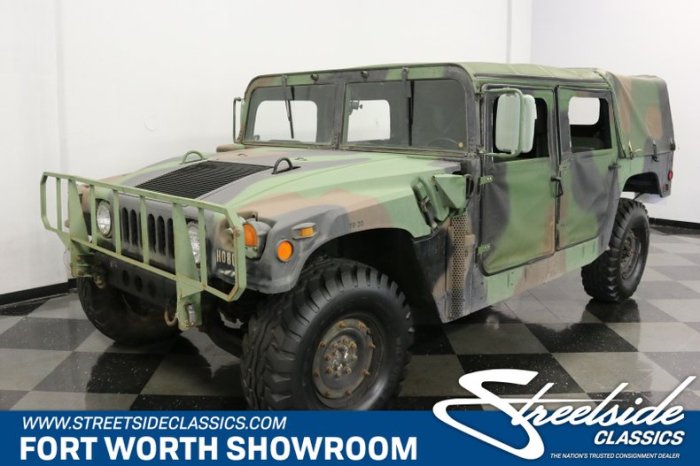 Hummer h1 1989 humvee sale sold