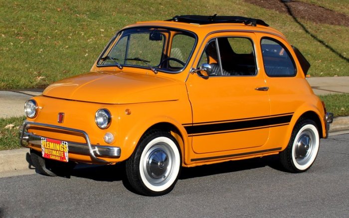 Fiat 1970 500l 500 sale restoration classic cars cabrio flemings specs options description